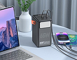 Повербанк із кількома портами usb з функцією Quick Charge 100000 mah hocoDB03 Max Centurion 65w для ноутбука, фото 8