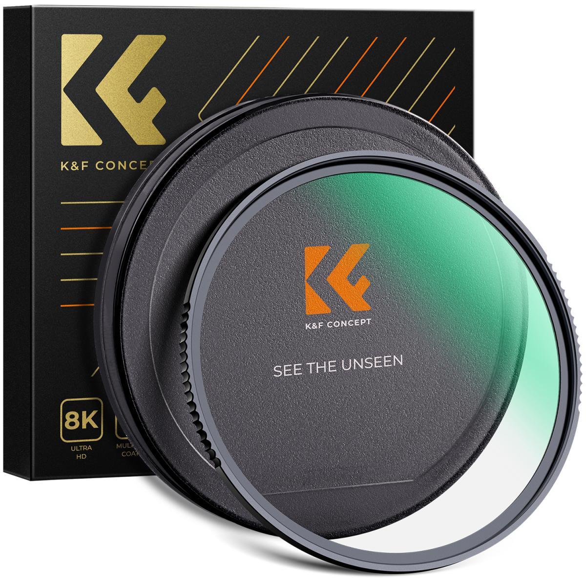 Світлофільтр K&F Concept 52 mm Super Hard MC UV, Nano-X, HD, 28-шарове Nano покриття, оптичне скло Японія, фото 1