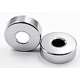 Накладка хромована змішувача для ванни, чашка 18 мм глибина, 62 мм діаметр отвір 3/4" три четвертих декоративна, фото 2