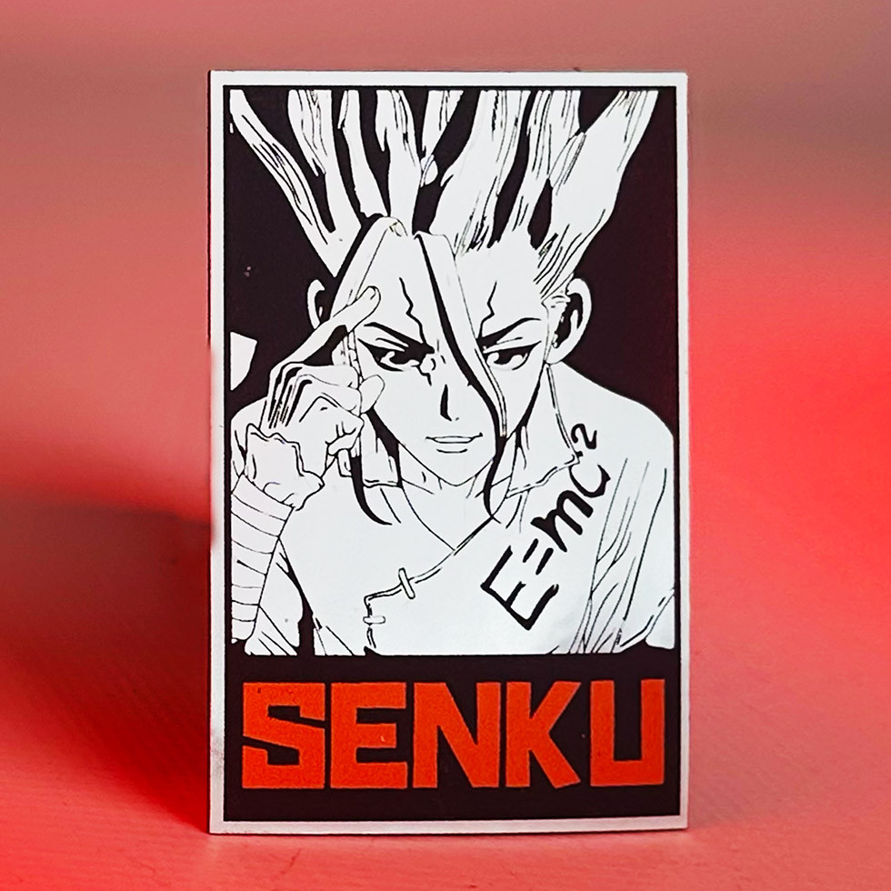 Магніт вініловий - Dr Stone - Senku Ishigami