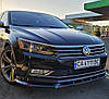 Сплітер VW Passat B8 NMS R-Line (14-19) тюнінг обвіс губа спідниця елерон (V1), фото 3