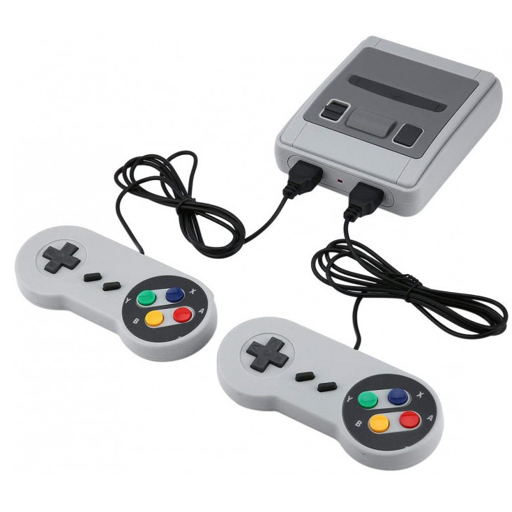 Ретро игровая консоль приставка 620 игр Game Box Dendy Super с 2 джойстиками, фото 1