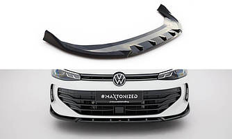 Сплітер Volkswagen Passat B9 тюнінг обвіс губа спідниця елерон (V2)