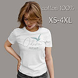 Футболка унісекс Stedman з принтом "Одеса мама" XS біла, фото 3