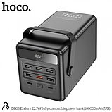 Зовнішній акумулятор на кілька портів hoco 10000 DB03 Endure 22.5 W з цифровим індикатором, швидким заряджанням, фото 3