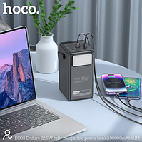 Зовнішній акумулятор на кілька портів hoco 10000 DB03 Endure 22.5 W з цифровим індикатором, швидким заряджанням