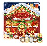 Адвент календар із шоколадом Lindt Teddy Advent Calendar 124 г, фото 3