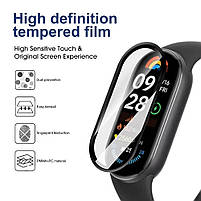 Захисна плівка з рамкою для фітнес-браслета Xiaomi Mi Band 8 і 9, 1 штука, фото 4