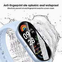 Захисна плівка з рамкою для фітнес-браслета Xiaomi Mi Band 8 і 9, 1 штука, фото 6