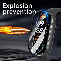Захисна плівка з рамкою для фітнес-браслета Xiaomi Mi Band 8 і 9, 1 штука, фото 9
