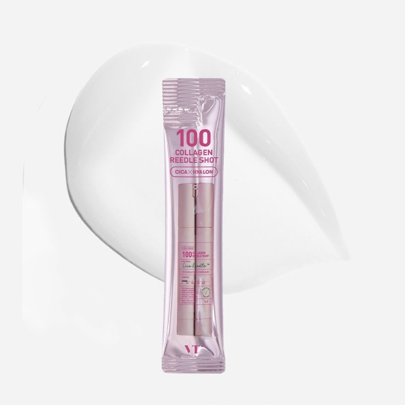 Бустер-сироватка з мікроголками та колагеном VT Cosmetics Collagen Reedle Shot 100 пробник 2 мл