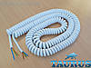 Кабель спіральний білий ThermoPulse Power White 1.5m 3G1.5 /розтягнення до 9 м. Потужність до 3500W. Мідь, фото 3