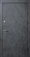 Вхідні двері Qdoors Ультра Флеш мрамор темний/бетон бежевий