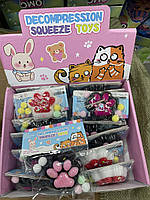 Іграшка-сквіш лапка котика. Антистрес у формі лапи, лапка Таба іграшка