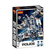 Конструктор Cogo Police 8 в 3 Робот-поліцейський 3059, трейлер, трансформер, літак, техніка 812 дітей, блоковий