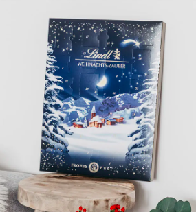 Адвент-календар Lindt Weihnachts-Zauber 250г. Німеччина
