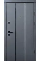 Вхідні двері Qdoors Преміум Kale Вертикаль-Ак антрацит/грей софт