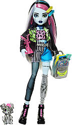 Лялька Монстер Хай Френкі Штейн Monster High Frankie Stein in Denim HXH73