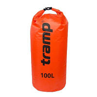 Оригінал! Гермомішок Tramp PVC Diamond Rip-Stop Orange 100л (UTRA-210-orange) - Вища Якість!