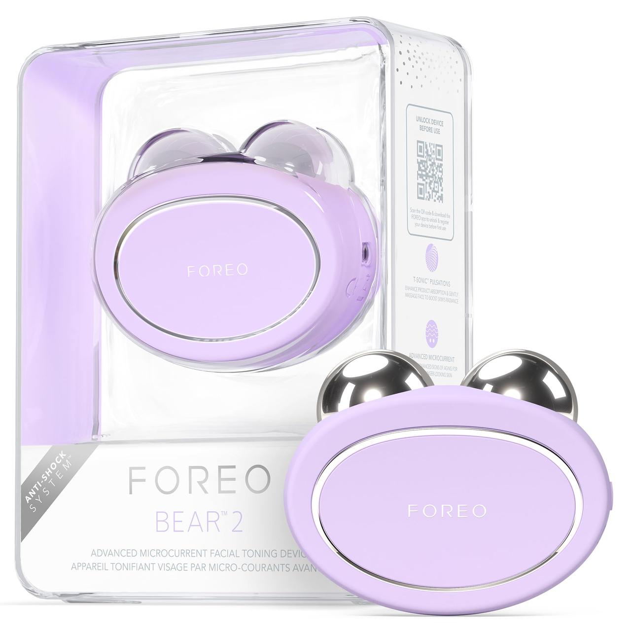 FOREO BEAR 2 Facial Toning Device (нове покоління) Мікрострумовий пристрій для ліфтинг-масажу, фото 1