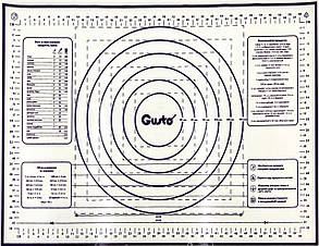 Килимок силіконовий Gusto для формування та випікання тіста 65*45 см