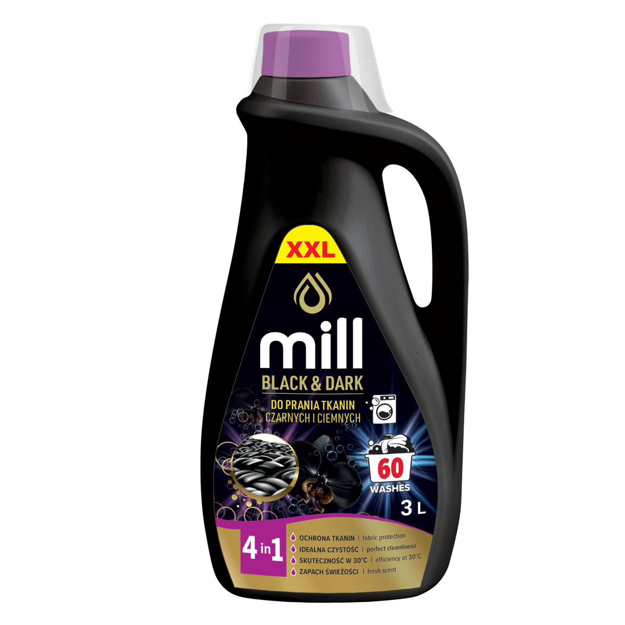 Гель для прання 3 л Black&Dark, ТМ MILL PROFESSIONAL