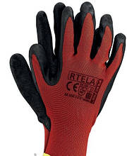 Нейлонові рукавички зі спіненим латексом RTELA (REIS)
