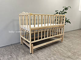 Ліжко дитяче Baby Comfort Малюк з маятником натуральний