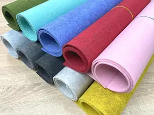 Повсть штучна — різні кольори