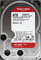 Жорсткий диск 6TB Western Digital Red Plus 5400rpm 256MB SATAIII (WD60EFPX)