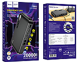 Безперебійник 12 в 18ач UPS Hoco DB62 Imperial emergency 20000 mah Повербанк універсальний для роутера, фото 6