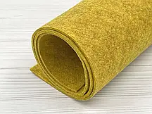 Повсть синтетичний технічний колір охри 3 мм