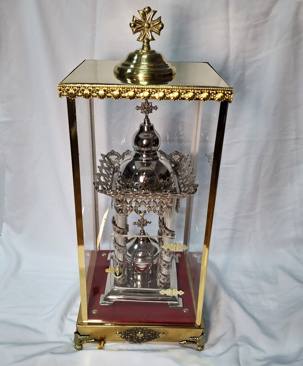 Дарохранильниця нікель з ковпаком, фото 1