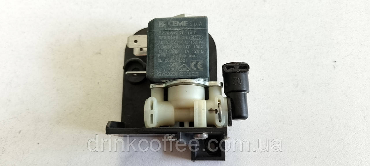 Солоноїдний клапан 2-х хід. для кавомашини DeLonghi ESAM 5500.S_5 Perfecta б/у