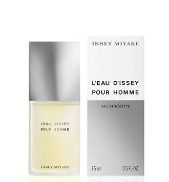 Туалетна вода Issey Miyake L'Eau d'Issey Pour Homme Eau de Toilette 15 ml