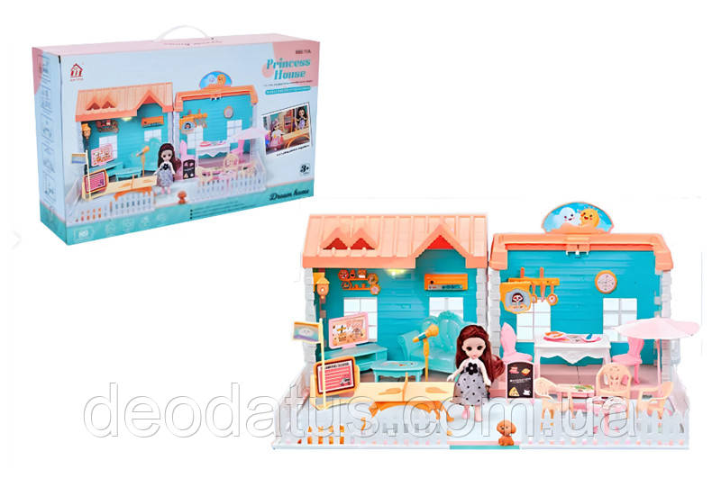 Будинок для ляльки в коробці 668-11 р.48*29,3*13,2см, фото 1