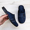 Тапочки чоловічі Inblu велюрові закриті сині 3783, фото 7