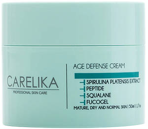 Крем для обличчя антивіковий із пептидами Age Defense CARELIKA, 50 мл