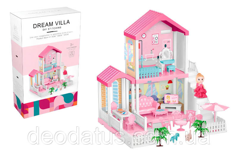 Будинок для ляльки в коробці 668-59 р.48*29,3*13,2см, фото 1