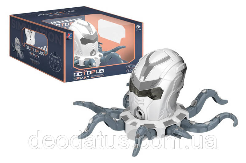 Іграшка восьминіг на радіокеруванні звук, світло, дим 128A-3, фото 1