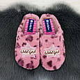 Капці домашні жіночі Inblu хутряні рожеві 4679, фото 5