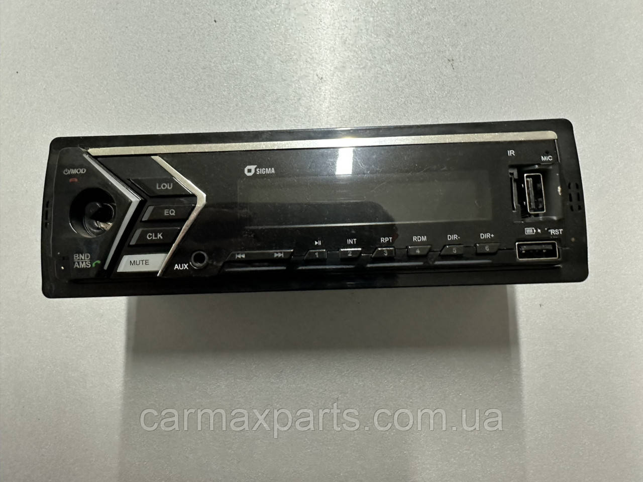 Автомагнітола магнітофон автомобільний SIGMA USB CHINA б/у оригінал