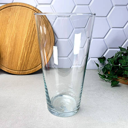 Скляна ваза 29.5 см TRENDGLASS Daga, фото 1