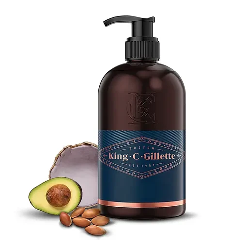 Шампунь для бороди, обличчя і волосся Gillette King C, 350 мл