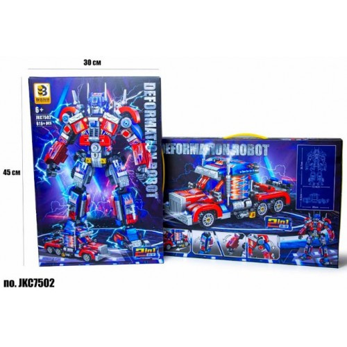 Конструктор Transformers 2в1 JKS7502 в коробці р.45х30см