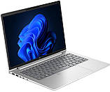 HP Ноутбук Probook 445-G11 14" WUXGA IPS AG, AMD R3-7335U, 16GB, F512GB, UMA, DOS, сріблястий, фото 2