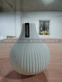 ARDESTO Ваза Lucca, 11.5х13.5см, порцеляна, білий