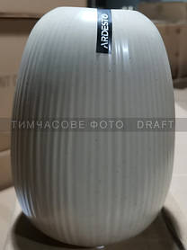 ARDESTO Ваза Apulia, 13.2х17.9см, порцеляна, білий