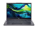 Acer Ноутбук Aspire 15 A15-51M 15.6" FHD IPS, Intel 7-150U, 16GB, F1TB, UMA, Lin, сірий, фото 9