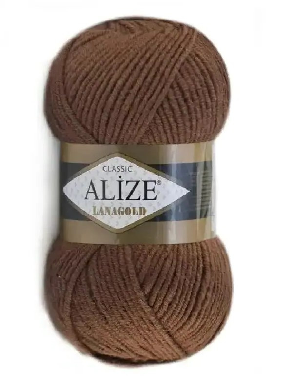LanaGold-26 Коричневий Пряжа ALIZE Lana Gold